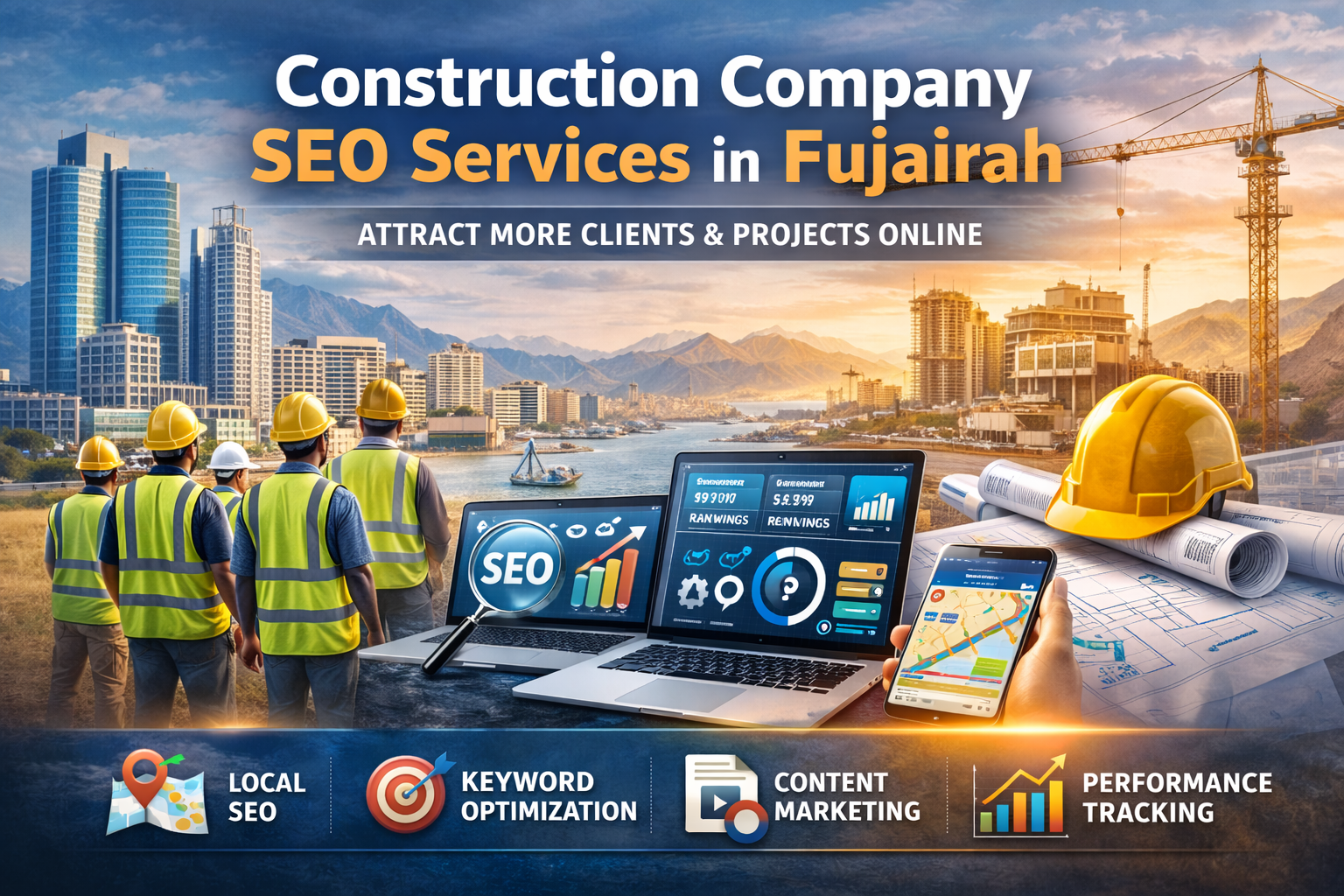 construction company SEO services in Fujairah