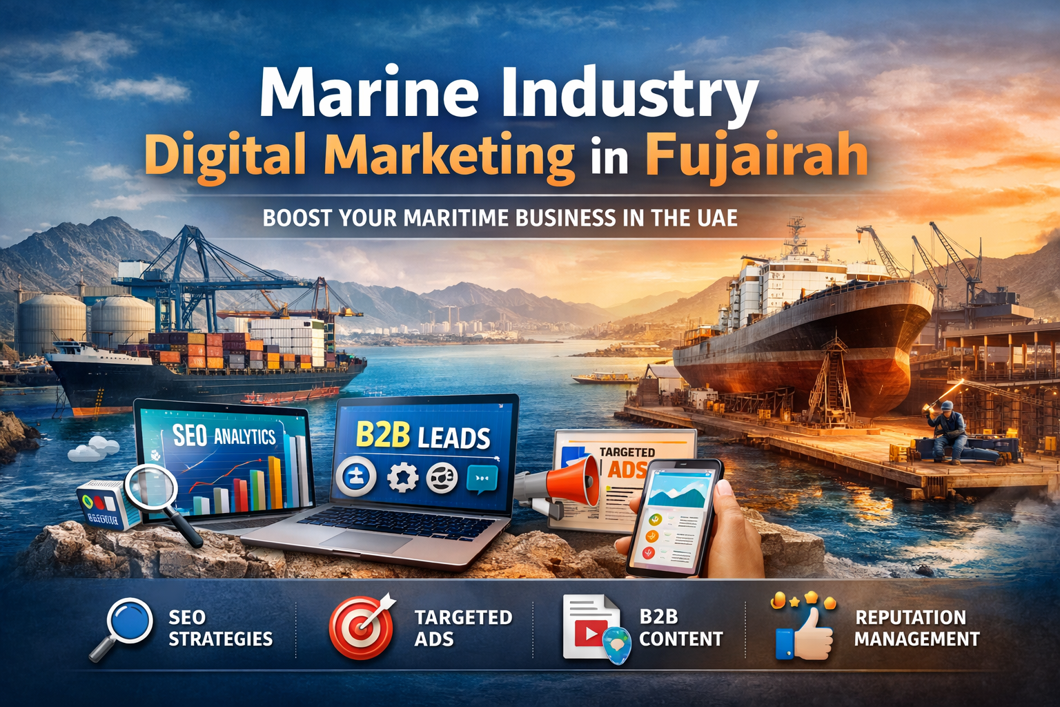 marine industry digital marketing in Fujairah