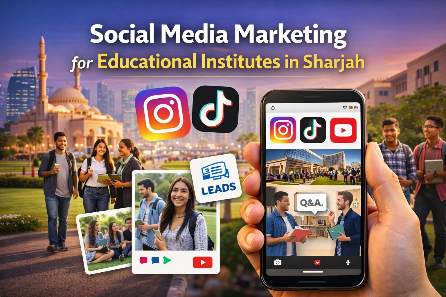 social media marketing for educational institutes in Sharjah