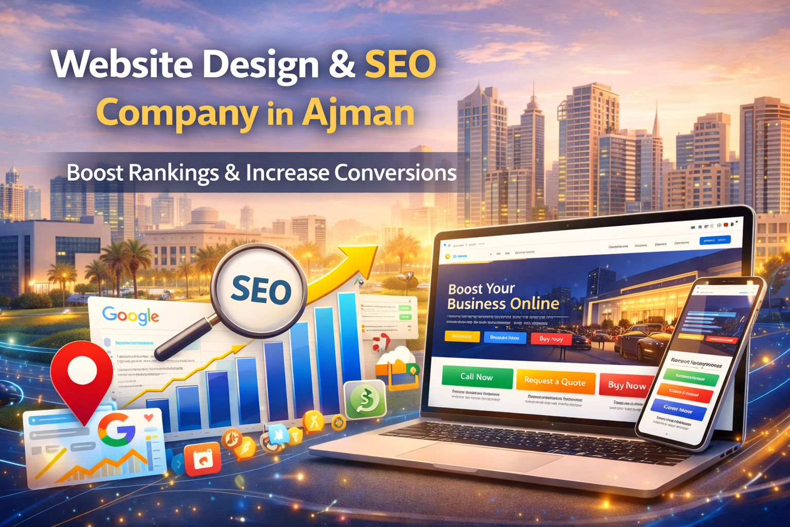 website design and SEO company in Ajman